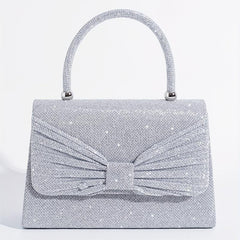 Glitter Evening Satchel Bag Sequins Decor Banquet Bag