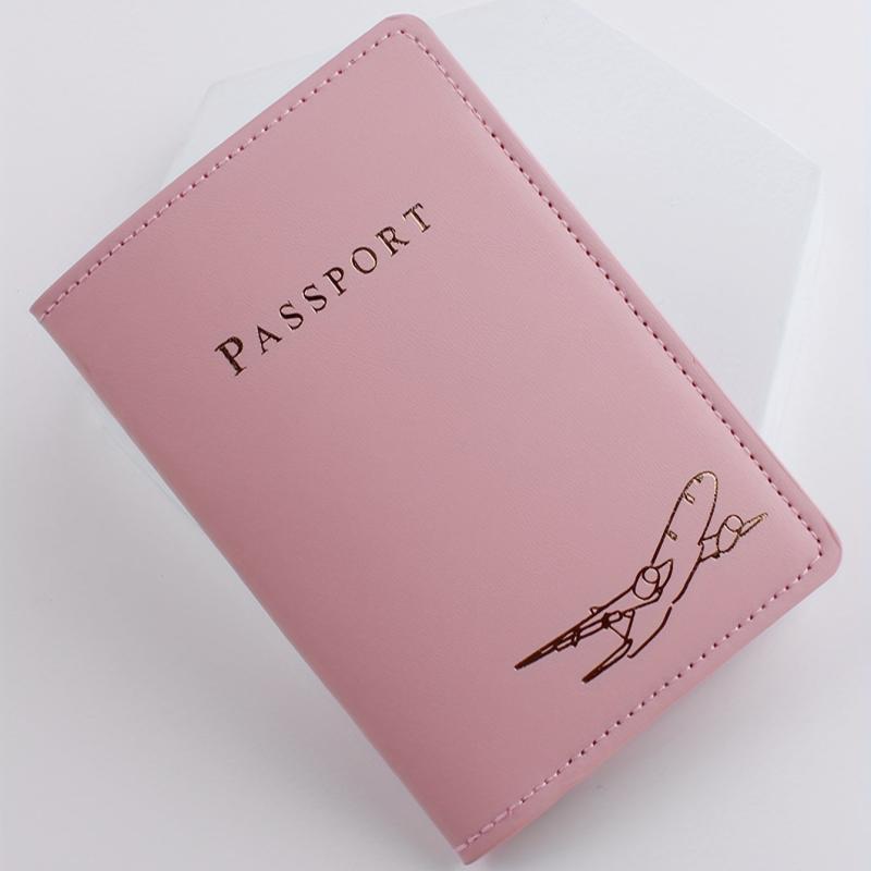 Airplane Pattern Travel Passport Holder