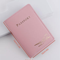 Airplane Pattern Travel Passport Holder