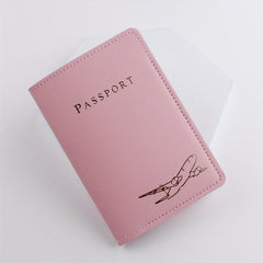 Airplane Pattern Travel Passport Holder