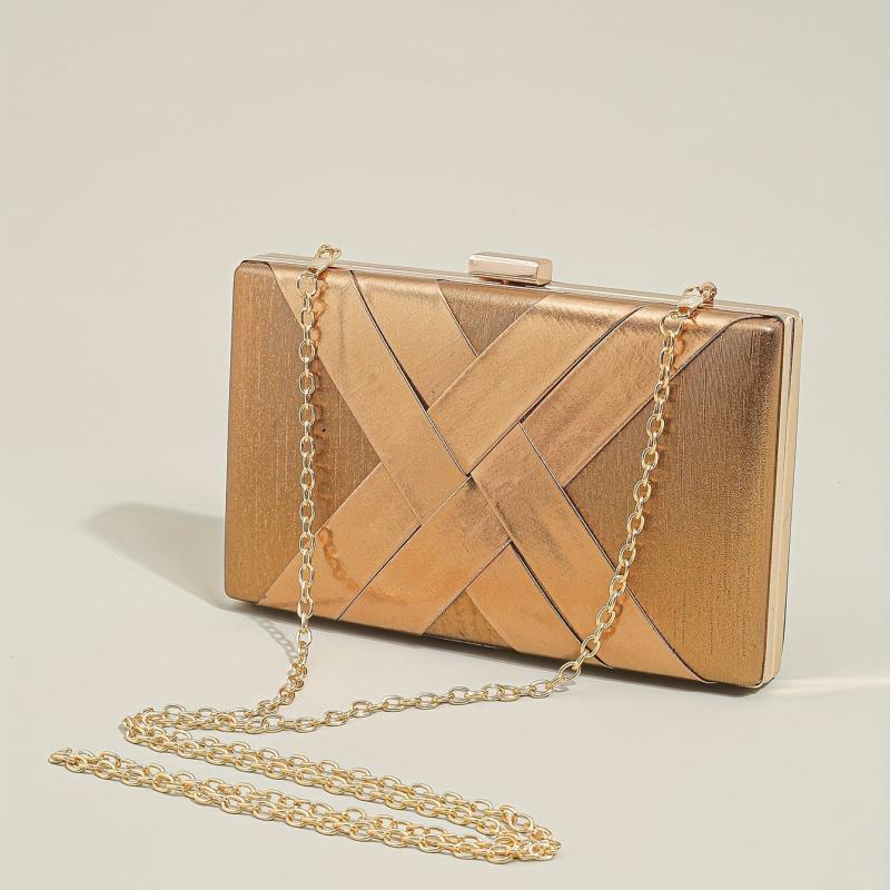 Braided Clutch Wallet Evening Bag For Party Wedding