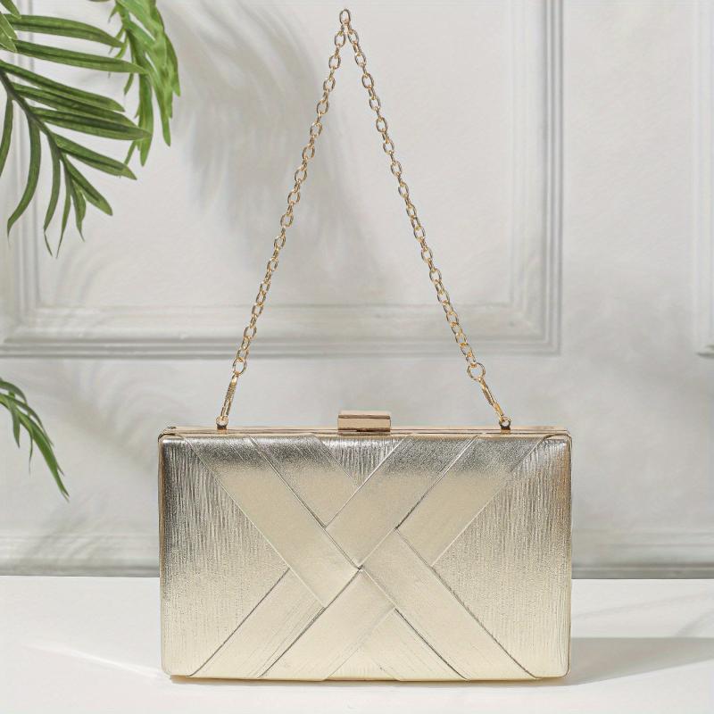 Braided Clutch Wallet Evening Bag For Party Wedding