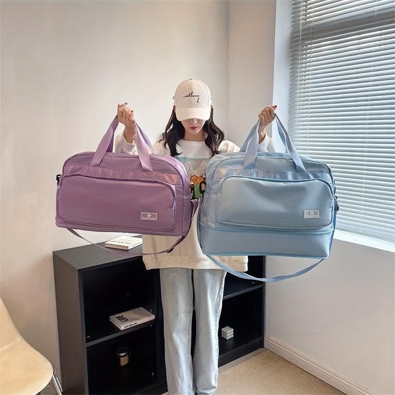 Expandable Travel Duffle Bag Large Capacity Lightweight Weekender Luggage