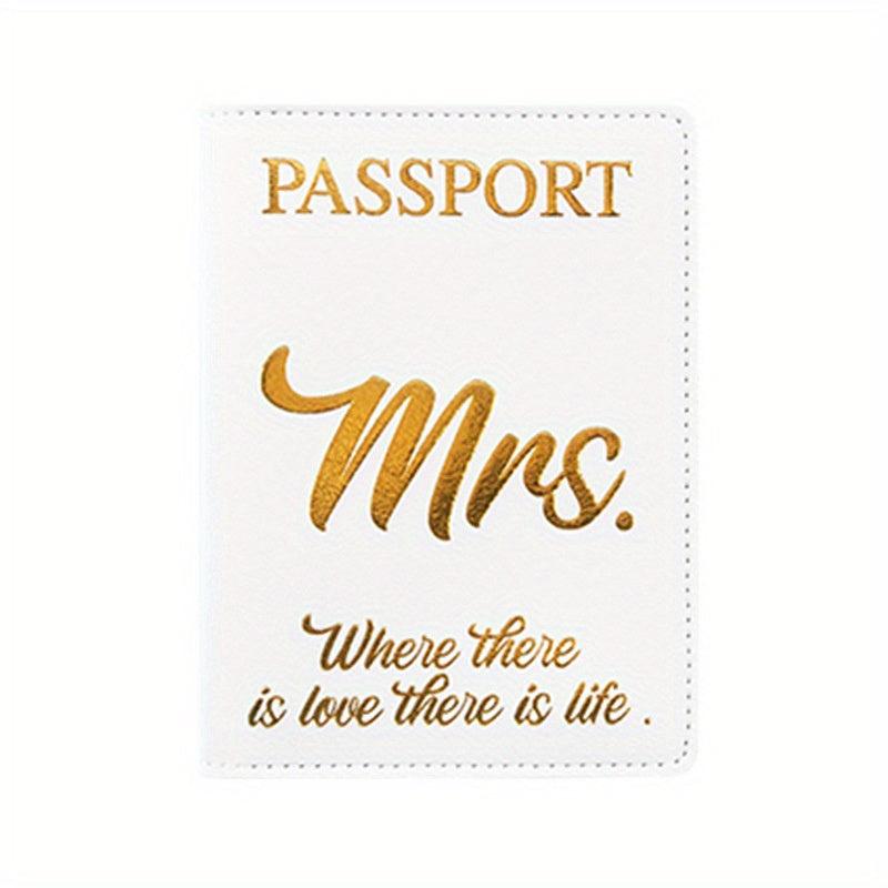 Mr Mrs Luggage Tag Passport Covers Wallet Honeymoon Travel Just Married Wedding