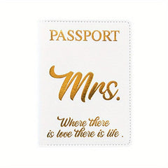 Mr Mrs Luggage Tag Passport Covers Wallet Honeymoon Travel Just Married Wedding