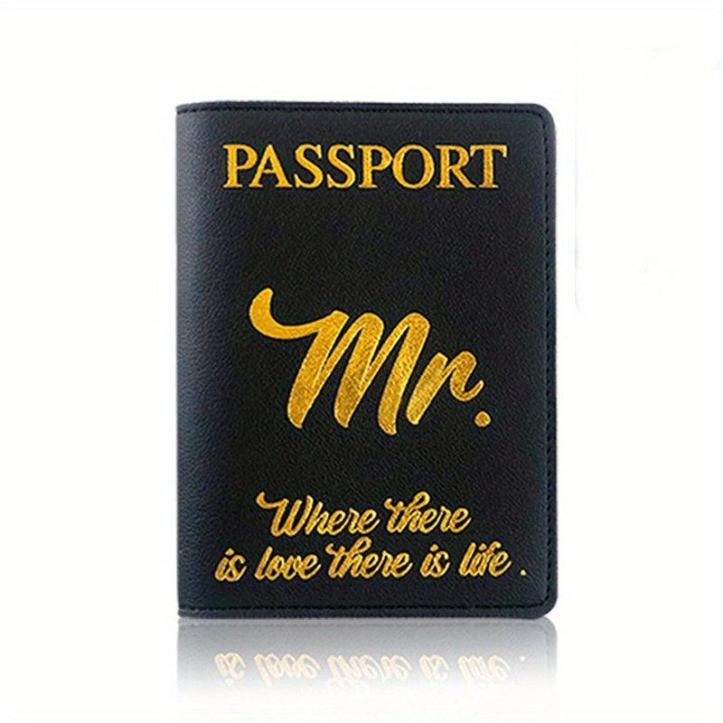 Mr Mrs Luggage Tag Passport Covers Wallet Honeymoon Travel Just Married Wedding