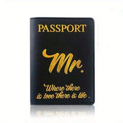 Mr Mrs Luggage Tag Passport Covers Wallet Honeymoon Travel Just Married Wedding