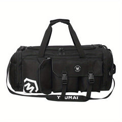 Large Duffle Backpack Nylon Lightweight Luggage Tote Bag with Shoe Compartment