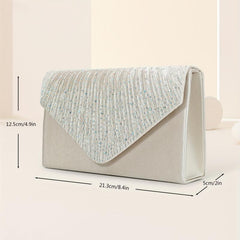 Rhinestone Evening Bag Glitter Clutch Purse For Wedding Party