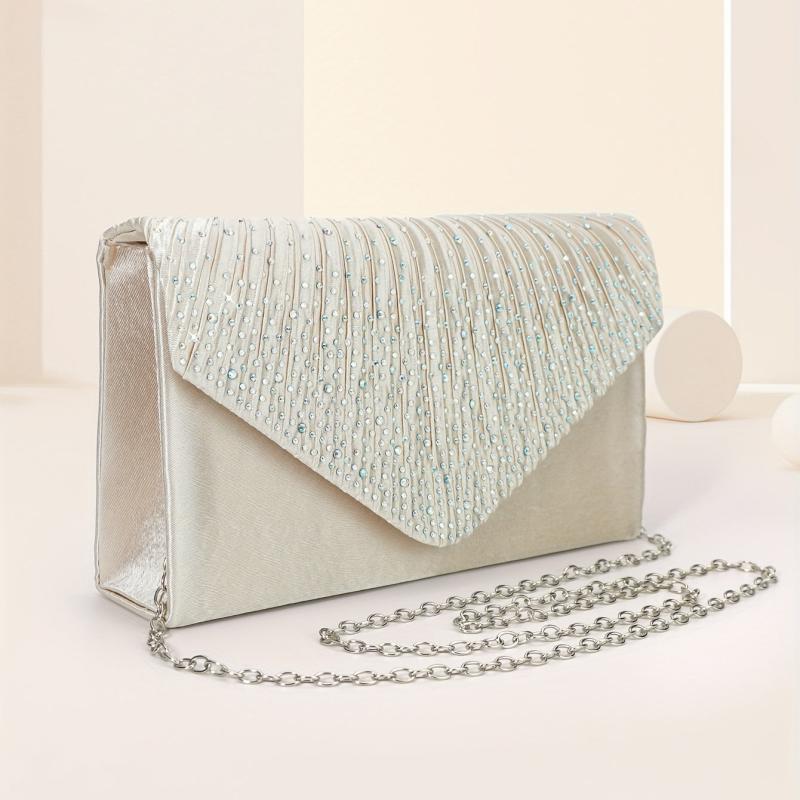 Rhinestone Evening Bag Glitter Clutch Purse For Wedding Party