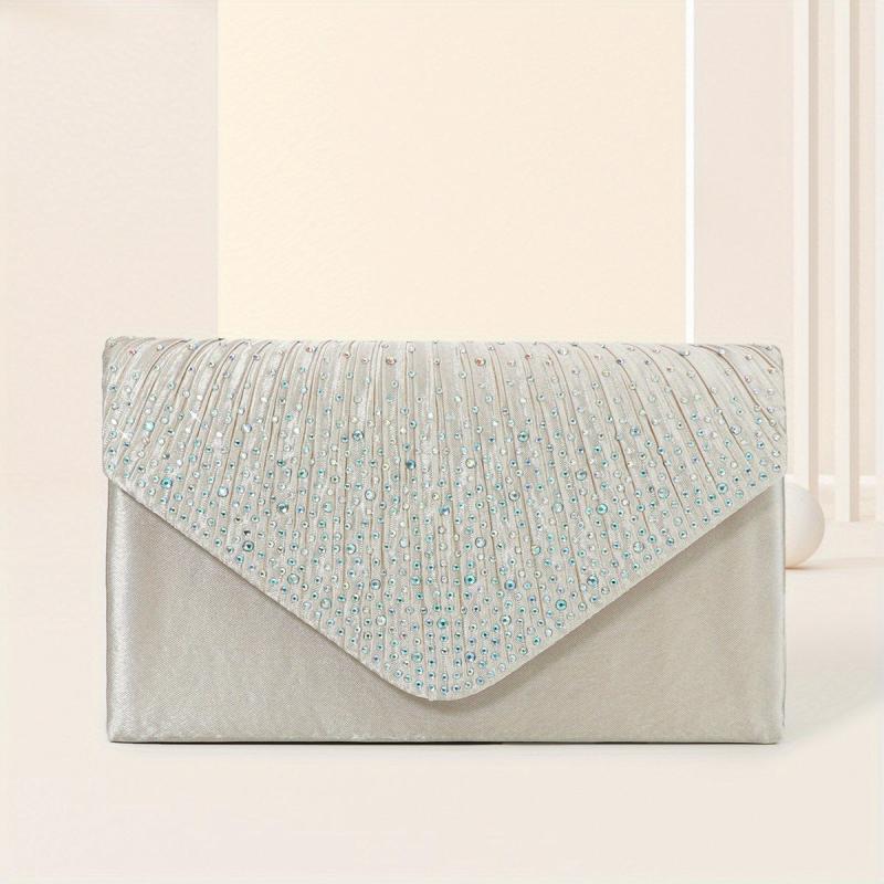 Rhinestone Evening Bag Glitter Clutch Purse For Wedding Party