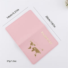 Leather Passport Holder ID Card Holder Wedding Gift Multiple Colors
