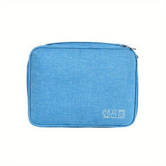 Portable Data Cable Organizer Travel Charging Headset Storage Bag