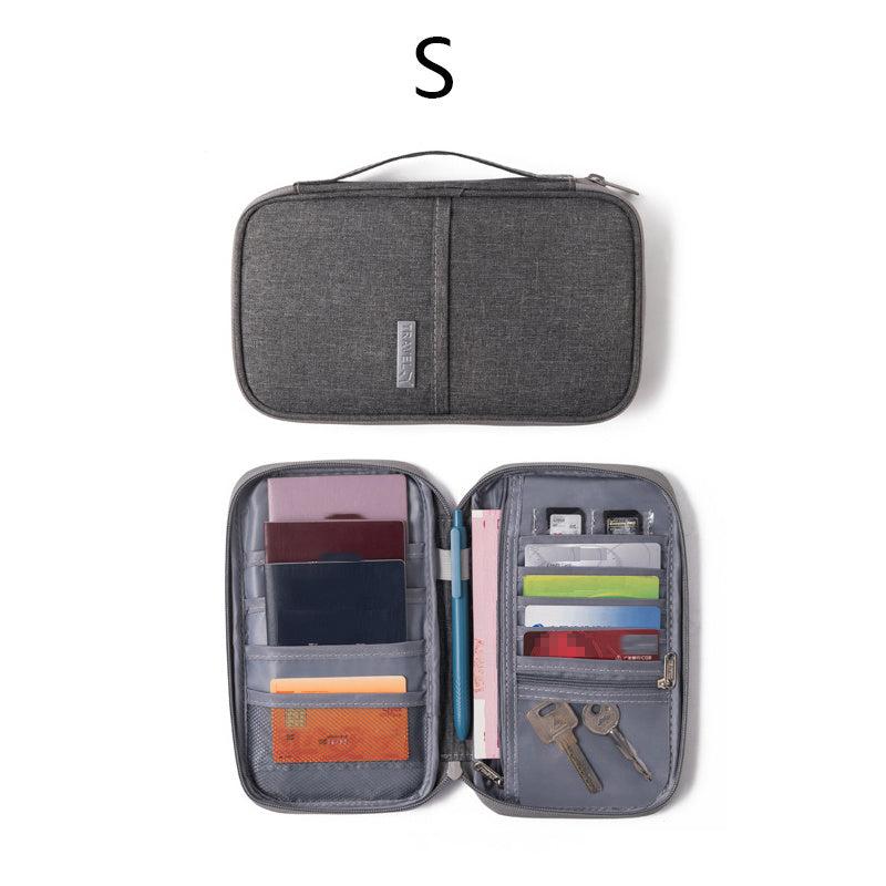 Portable Travel Passport Holder Document Storage Bag