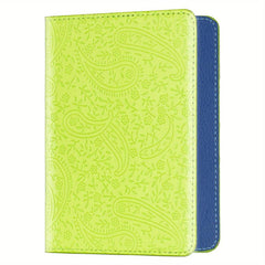 Lavender Pattern Travel Passport Holder Slim Travel Wallet