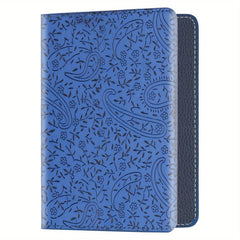 Lavender Pattern Travel Passport Holder Slim Travel Wallet