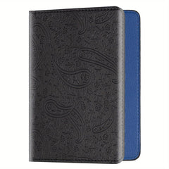 Lavender Pattern Travel Passport Holder Slim Travel Wallet
