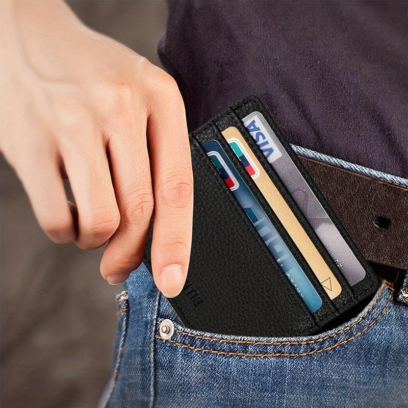 RFID Blocking Credit Card Holder PU Leather