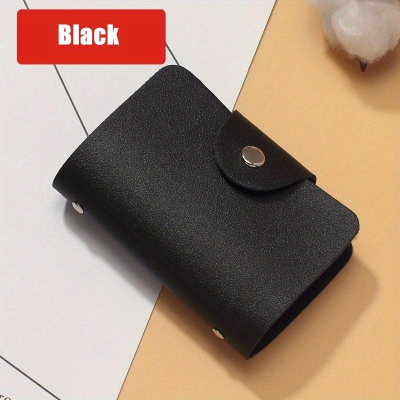 Card Holder Document Bag Storage Brown Pink Red Storage Bag
