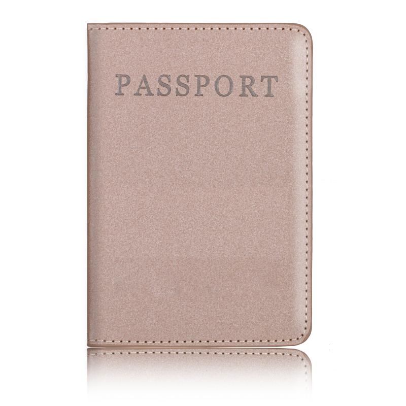 Colorful Passport Holder With Card Slots PU Leather Lightweight Portable Case