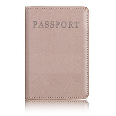 Colorful Passport Holder With Card Slots PU Leather Lightweight Portable Case