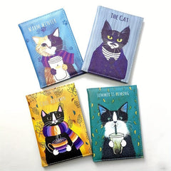 Animal Pattern PU Leather Passport Holder Travel Card Holder