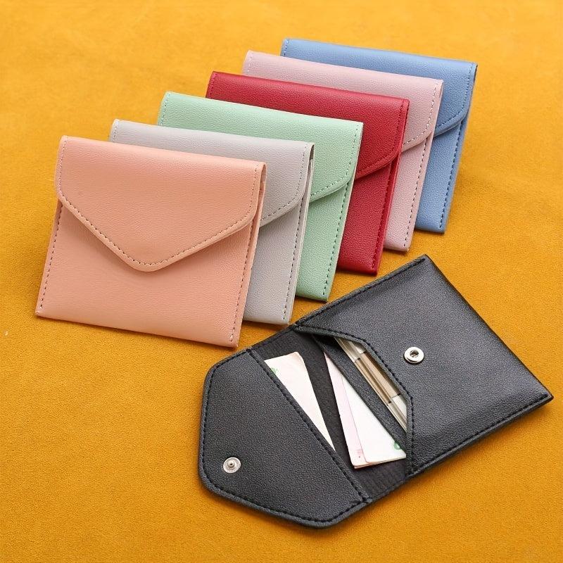Minimalist Bifold Credit Card Holder Slim Card Holder Coin Purse