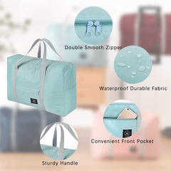 Large Capacity Luggage Bag Zipper Portable Duffel Handbag Lightweight