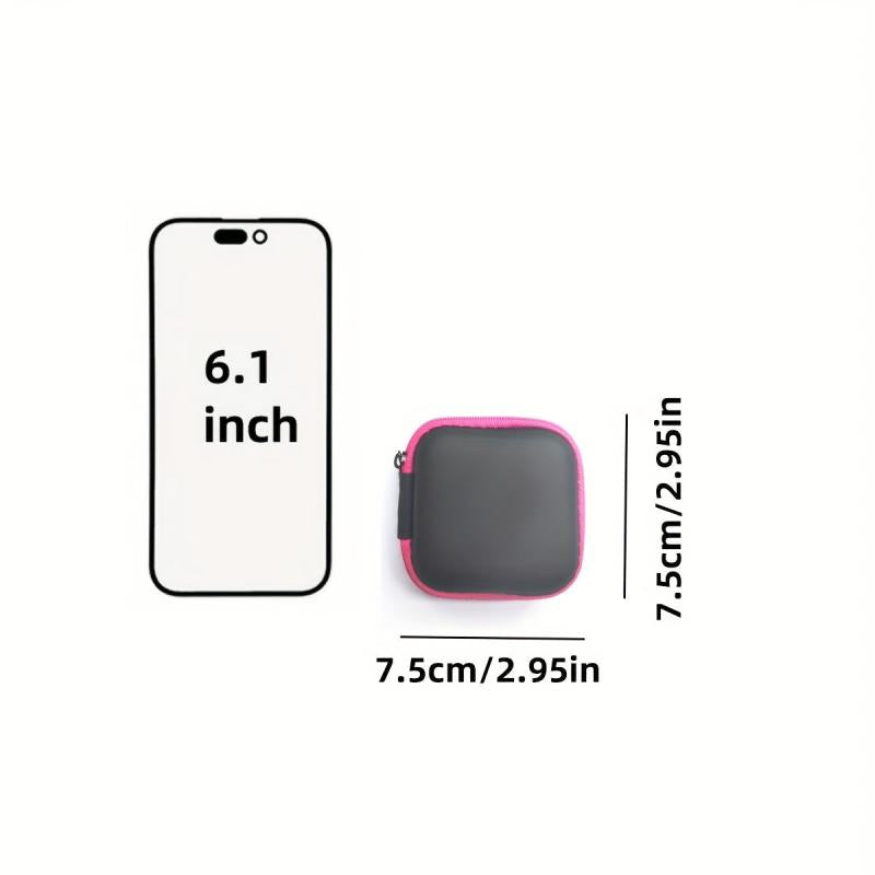 Mini Zipper Storage Bag Lightweight Travel Organizer Data Cable Bag
