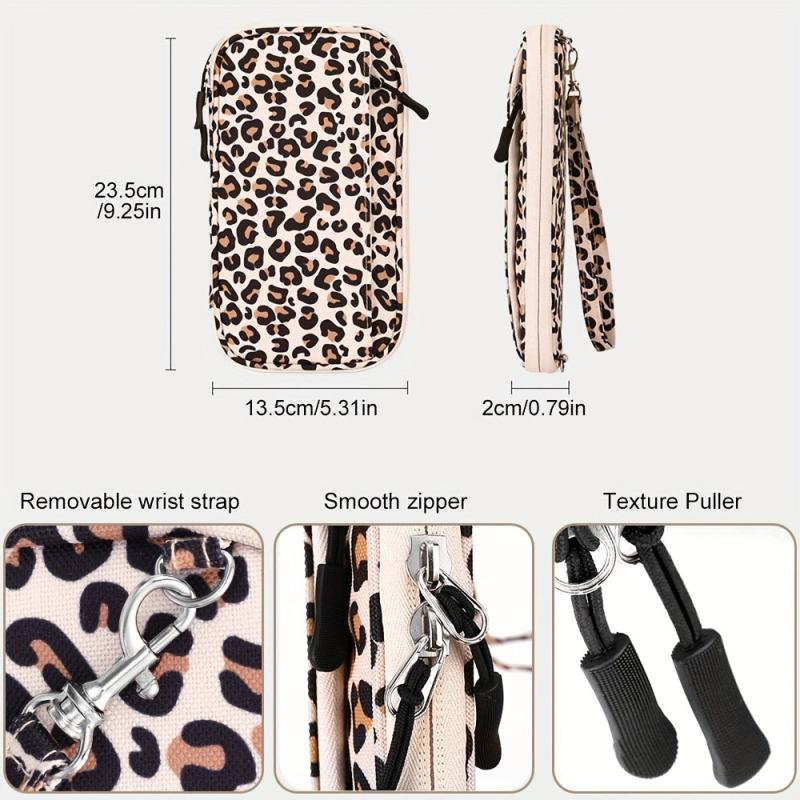 Leopard Print Passport Holder RFID Blocking