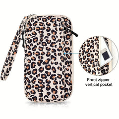 Leopard Print Passport Holder RFID Blocking