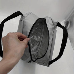 Portable Insulated Lunch Bag Lightweight Satchel Bag For Work