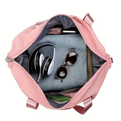 Large Capacity Foldable Travel Duffel Bag Lightweight Weekender Bag
