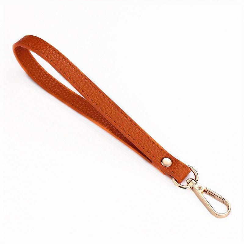 Solid Hand Strap for Coin Purse Short Wristlet Strap