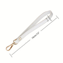 Solid Hand Strap for Coin Purse Short Wristlet Strap