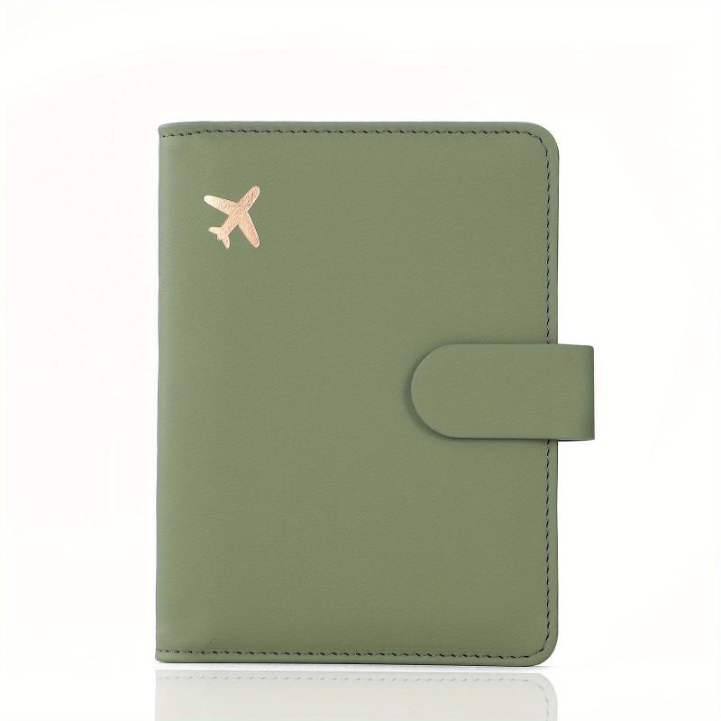 PU Leather Passport Holder Vaccine Card Holder