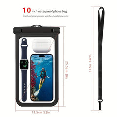 Waterproof Mobile Phone Bag Touch Screen Swimming Pouch