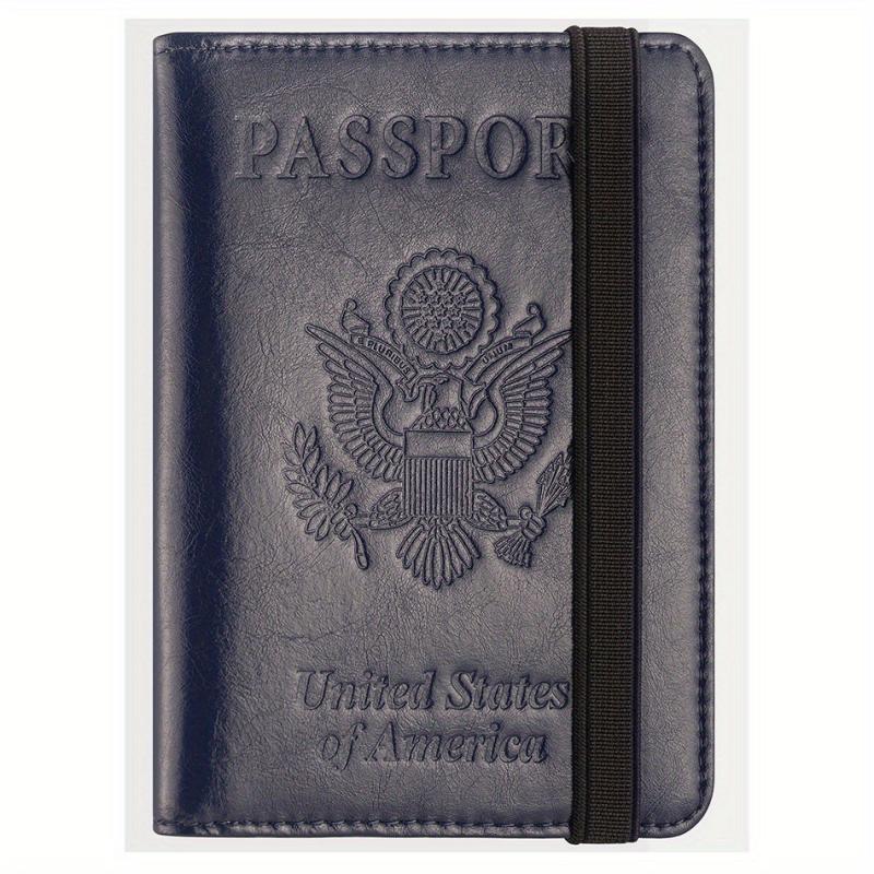 RFID Anti-theft Passport Holder PU Leather Classic Travel Holder