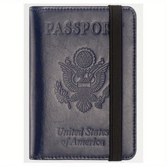 RFID Anti-theft Passport Holder PU Leather Classic Travel Holder