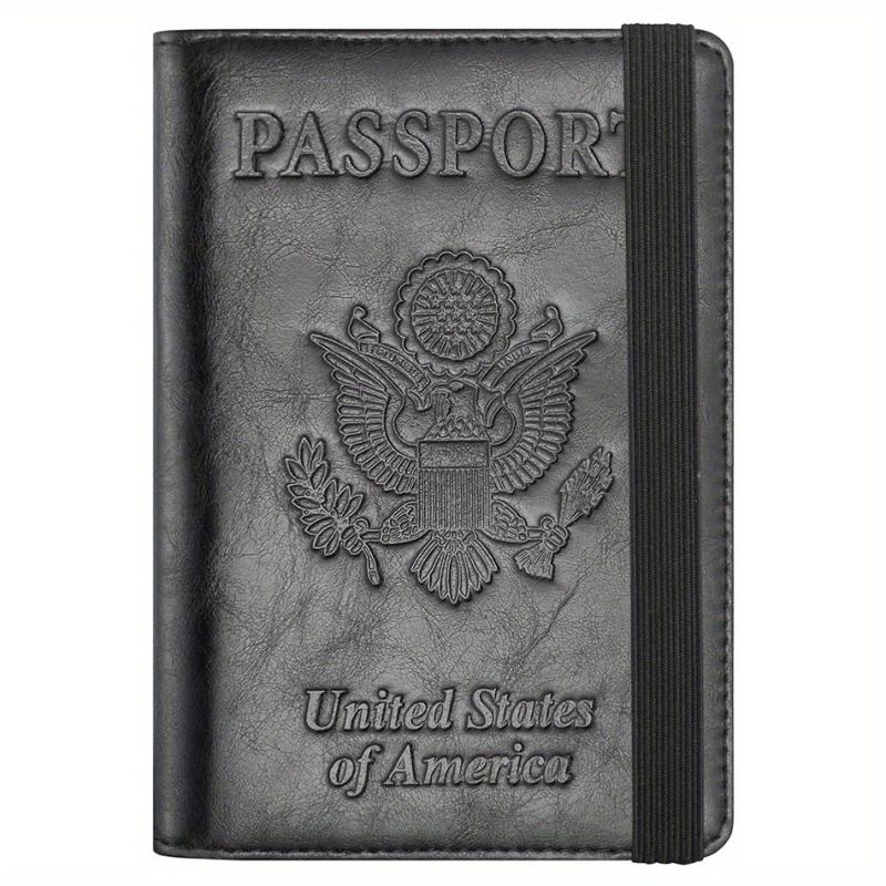 RFID Anti-theft Passport Holder PU Leather Classic Travel Holder