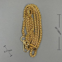 1 Pc Metal Solid Bag Strap Replacement Crossbody Bag Strap