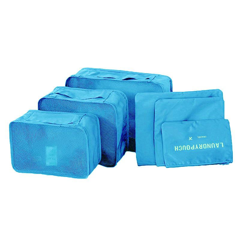6pcs Lightweight Packing Cubes Waterproof Travel Set