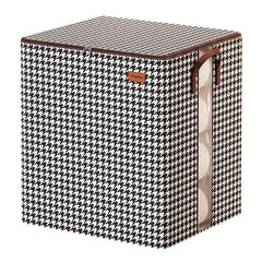 Large Capacity Houndstooth Print Bag Organizer