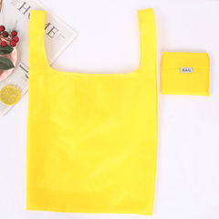 Large Capacity Tote Bag Dacron Foldable Portable Reusable Grocery Bag