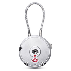 Cable Travel Luggage Locks Steel Wire Rope Customs Padlock Baggage