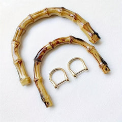 DIY Bamboo Shaped Handbag Strap Classic Satchel Bag Travel Accessories