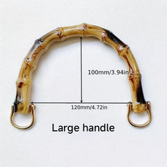 DIY Bamboo Shaped Handbag Strap Classic Satchel Bag Travel Accessories