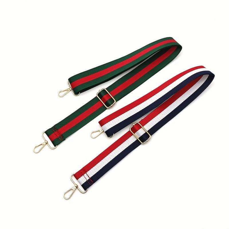 Colorblock Bag Strap Durable Adjustable Travel Accessories