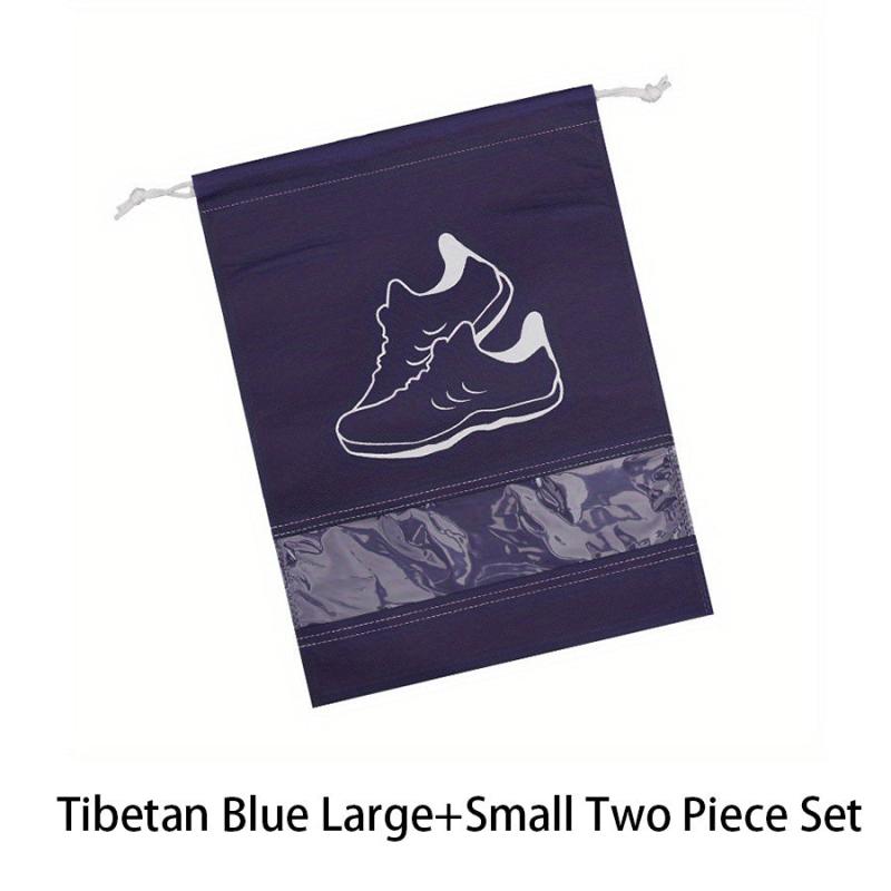 2PCS Foldable Shoes Storage Bag Dustproof Drawstring Bag