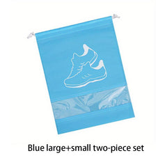 2PCS Foldable Shoes Storage Bag Dustproof Drawstring Bag